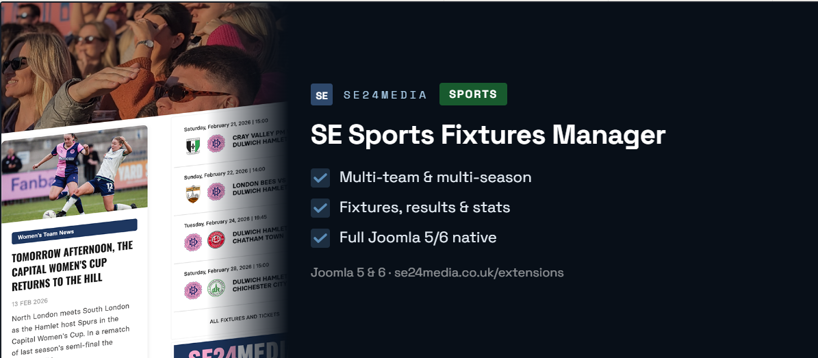 The Football Season's Over — Time to Sort Your Football Club's Joomla Website