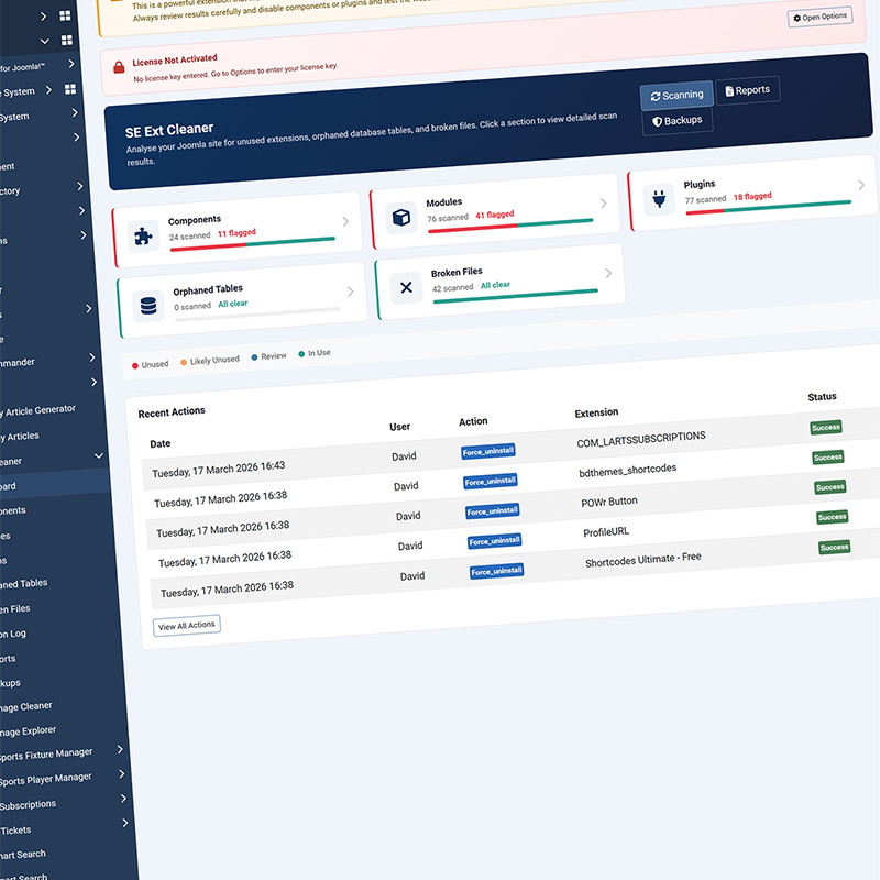 SE Extension Cleaner